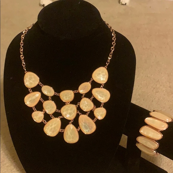 Charter club Necklace and Bracelet Set New